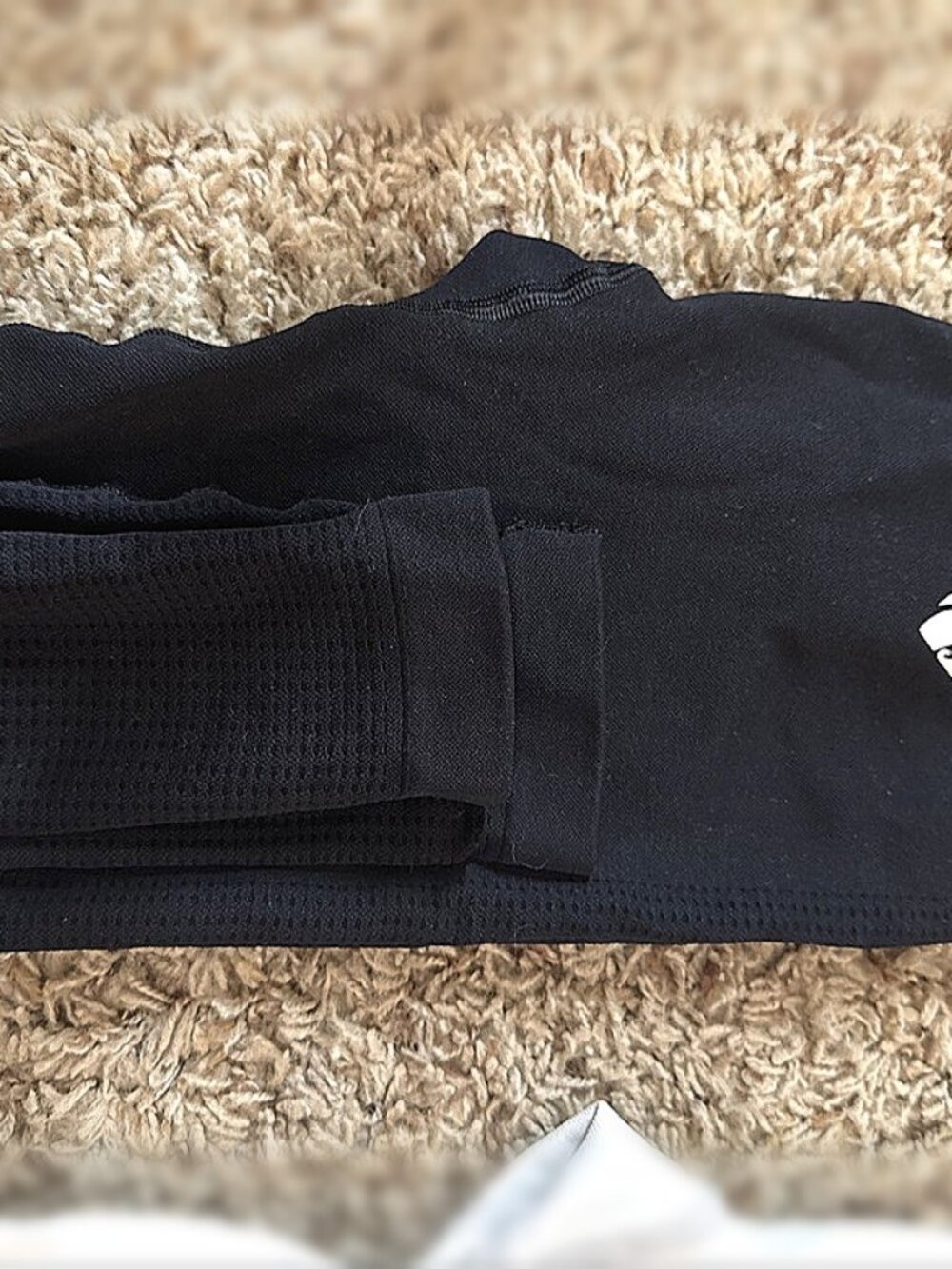 Women's Best Black Textured Seamless Gym Leggings XS